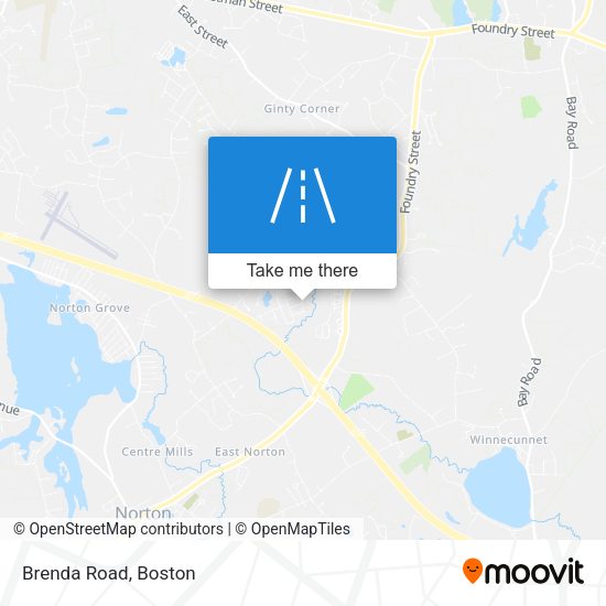 Mapa de Brenda Road