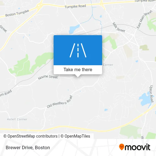 Brewer Drive map
