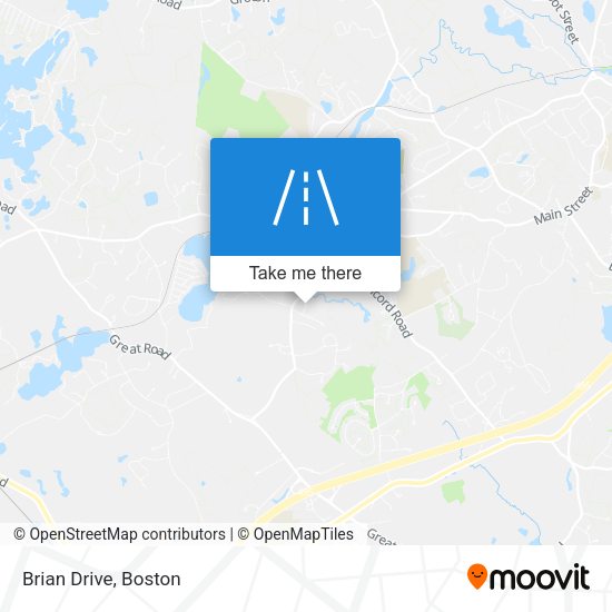 Brian Drive map