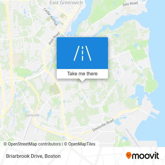 Briarbrook Drive map