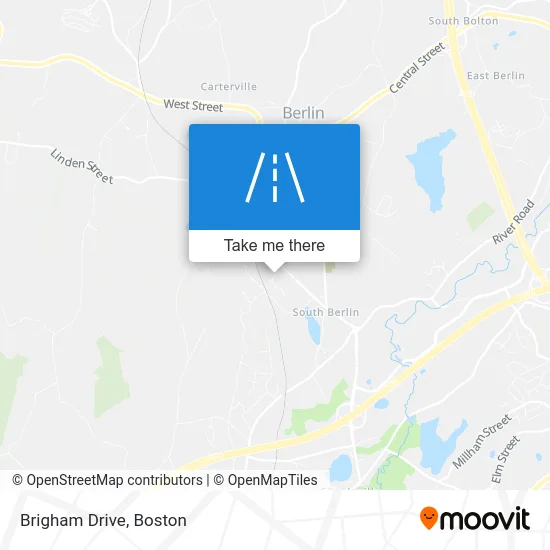 Brigham Drive map