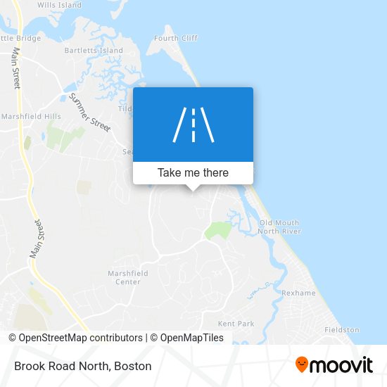 Mapa de Brook Road North