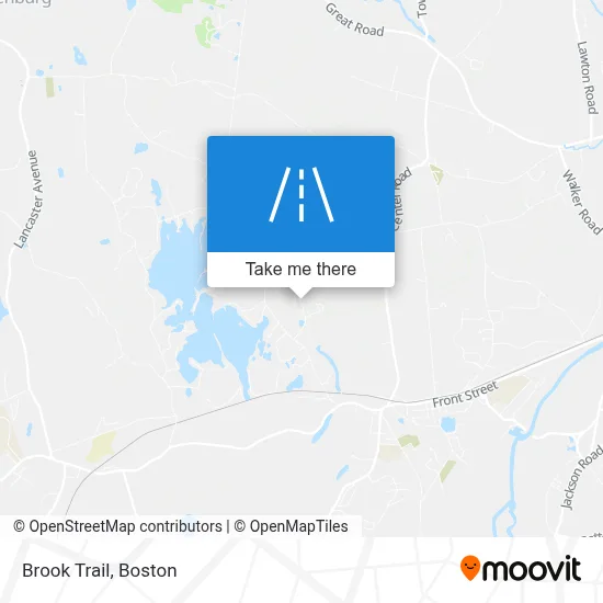 Brook Trail map