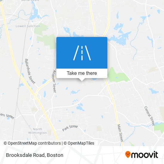 Brooksdale Road map