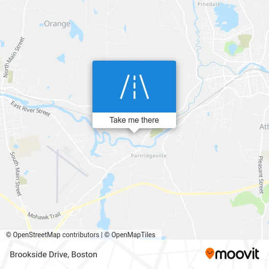 Brookside Drive map