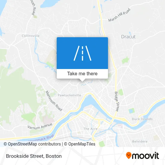 Brookside Street map