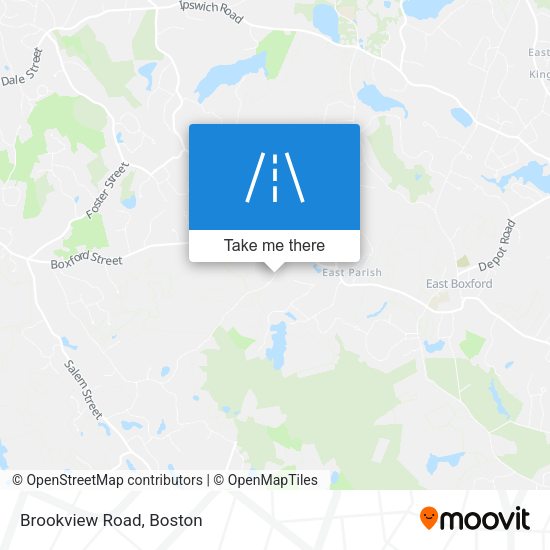 Brookview Road map