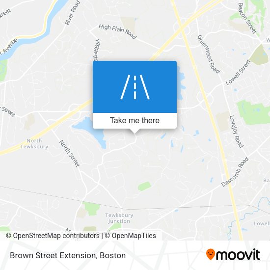 Mapa de Brown Street Extension