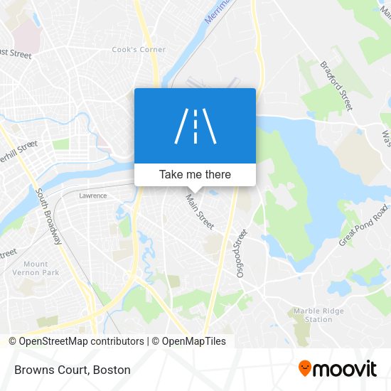 Mapa de Browns Court