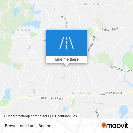 Mapa de Brownstone Lane