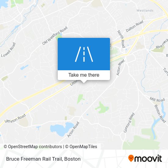 Bruce Freeman Rail Trail map