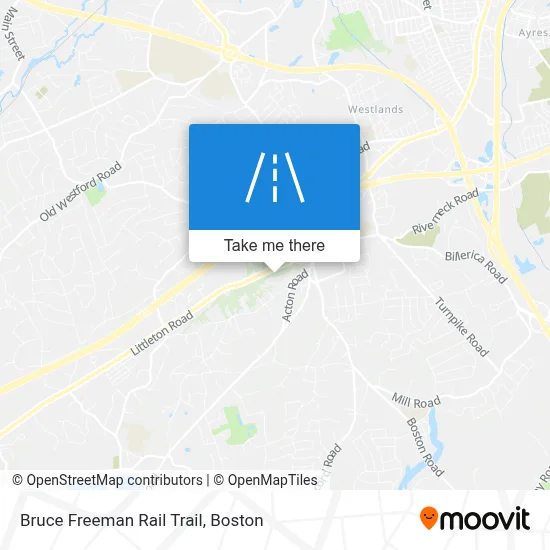 Bruce Freeman Rail Trail map