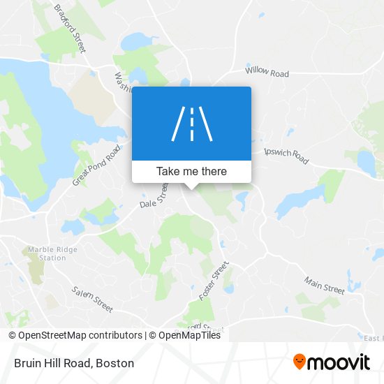 Bruin Hill Road map