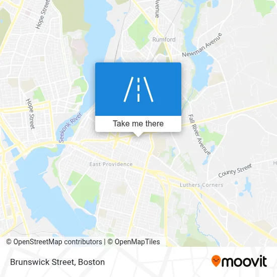 Brunswick Street map