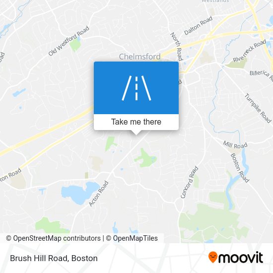 Brush Hill Road map