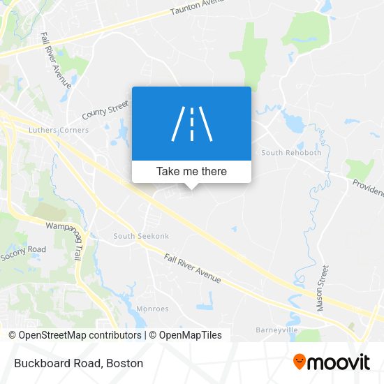 Mapa de Buckboard Road