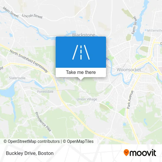 Buckley Drive map