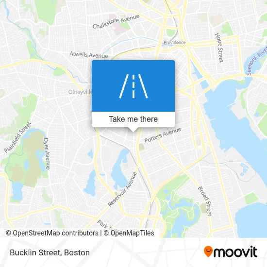 Bucklin Street map