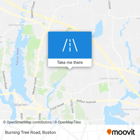 Burning Tree Road map