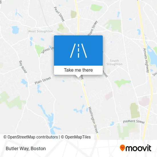 Butler Way map