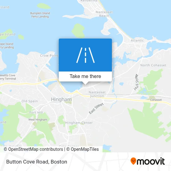 Button Cove Road map