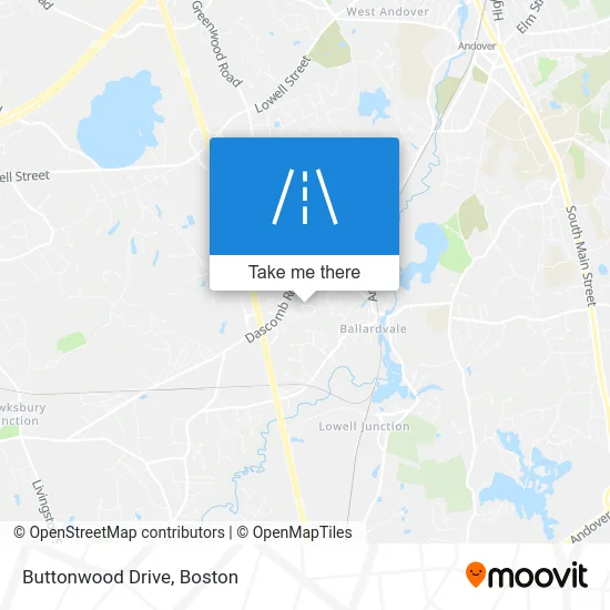 Buttonwood Drive map