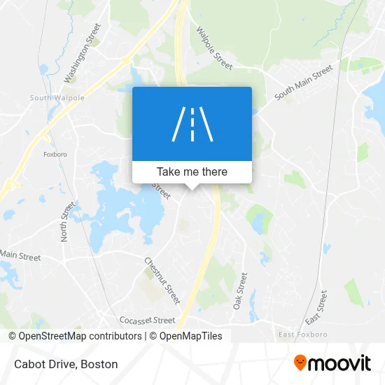Cabot Drive map