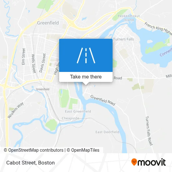 Cabot Street map