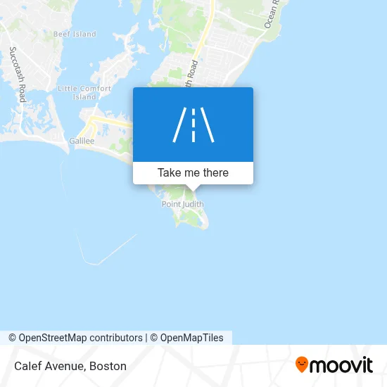 Calef Avenue map