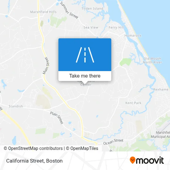 California Street map