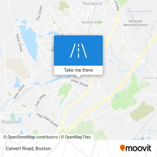 Calvert Road map