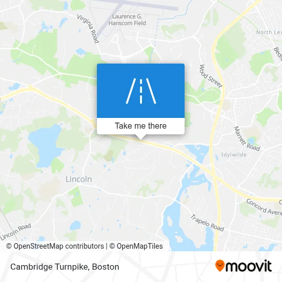 Cambridge Turnpike map