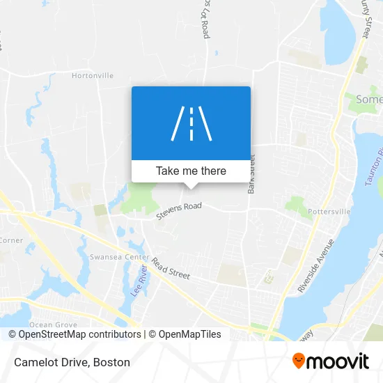 Camelot Drive map