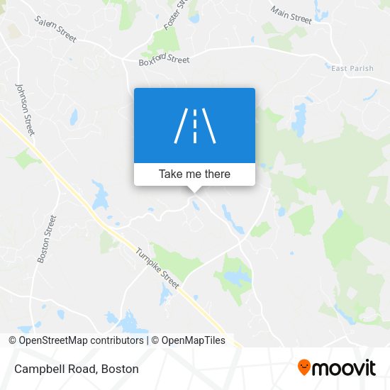 Mapa de Campbell Road