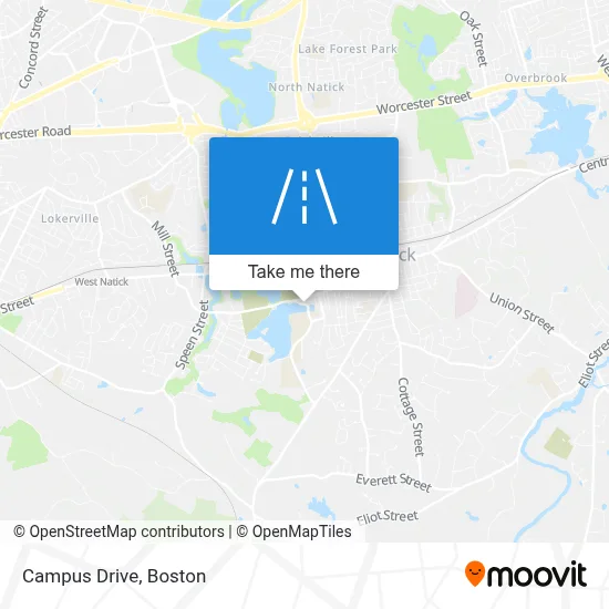 Campus Drive map