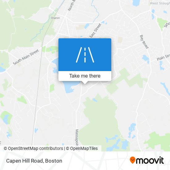 Capen Hill Road map