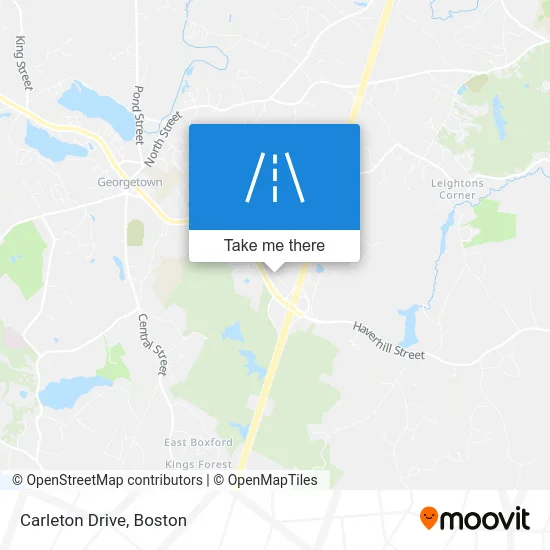 Carleton Drive map