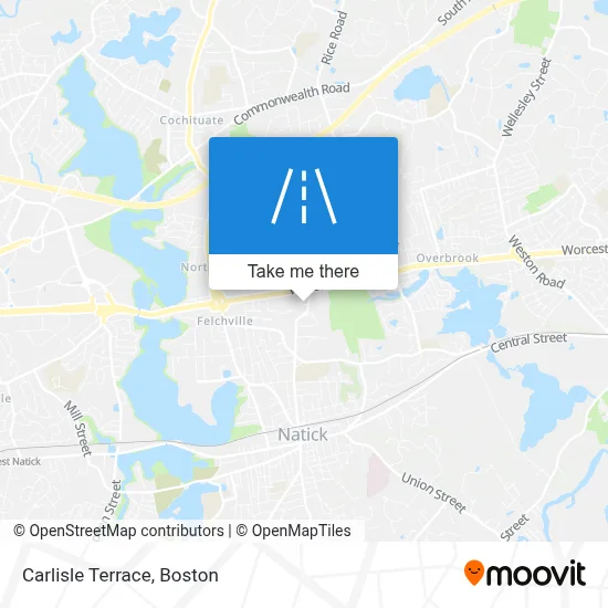 Carlisle Terrace map