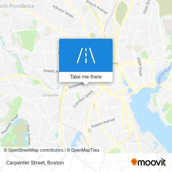 Carpenter Street map