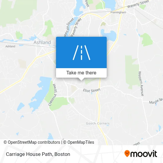 Carriage House Path map