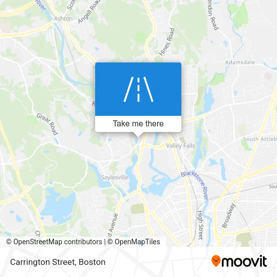 Mapa de Carrington Street