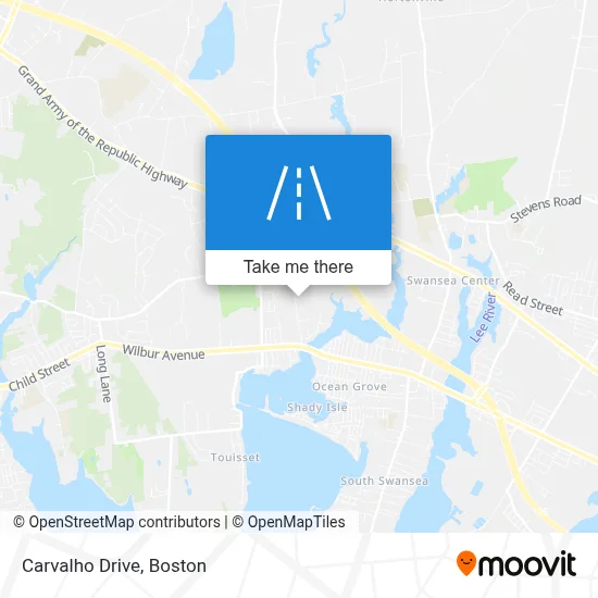 Carvalho Drive map