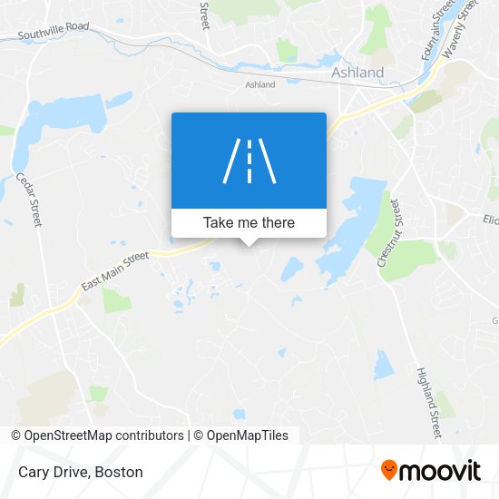 Cary Drive map