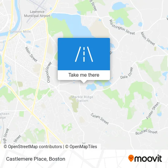 Castlemere Place map