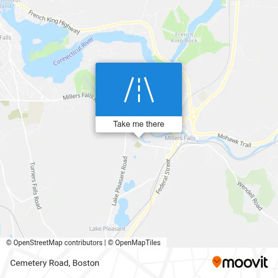 Cemetery Road map