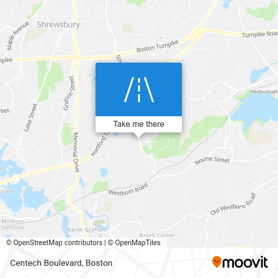 Centech Boulevard map