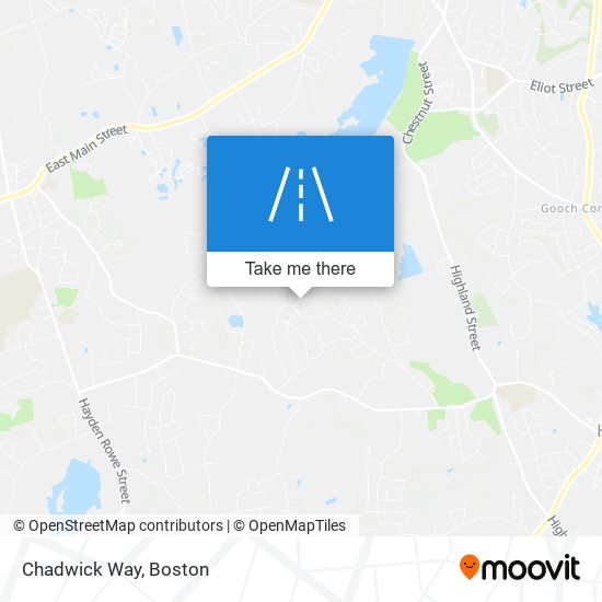 Chadwick Way map
