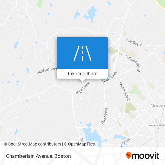 Mapa de Chamberlain Avenue