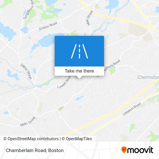 Mapa de Chamberlain Road