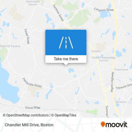 Mapa de Chandler Mill Drive